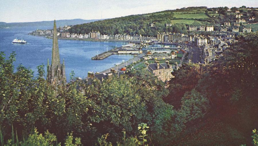 Rothesay Bay on the Isle of Bute in the Firth of Clyde