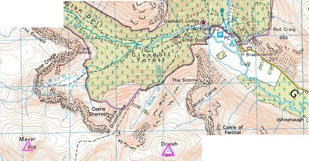 Location Map for Driesh and Mayar
