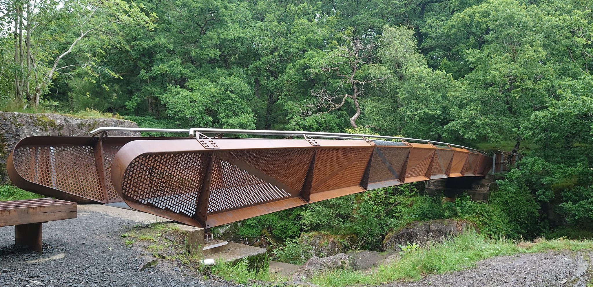 New Bridge over the Bracklinn Falls at Callendar