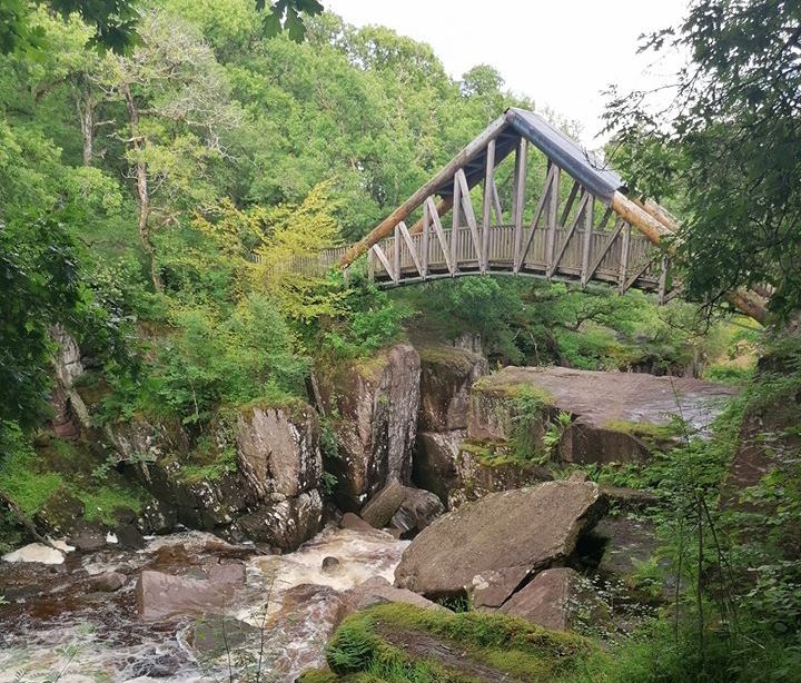 Bridge over the Bracklinn Falls at Callendar