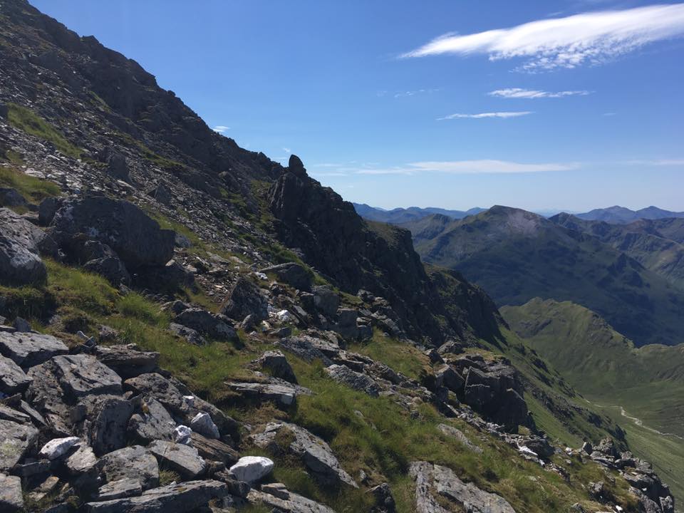 Ascent of Aonach Beag