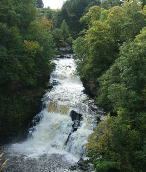 The Falls of Clyde in Scotland