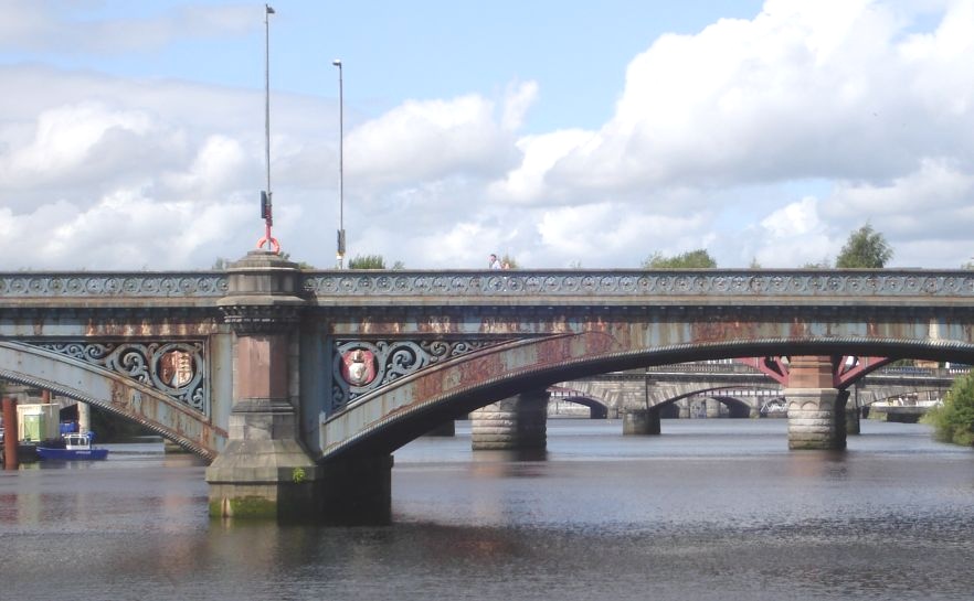 Albert Bridge over the River Clyde
