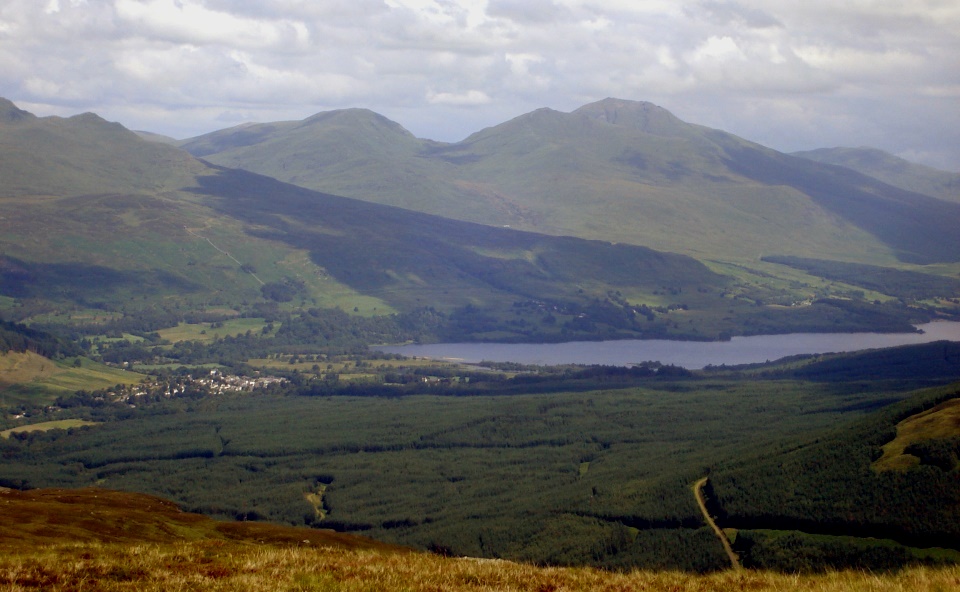 Ben Lawyers above Killin and Loch Tay