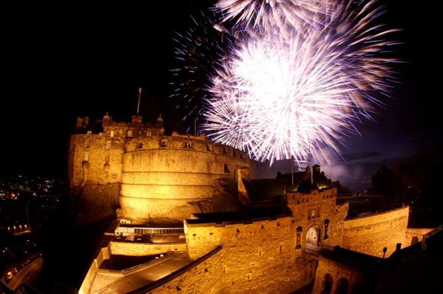 Firework Display at Edinburgh Castle