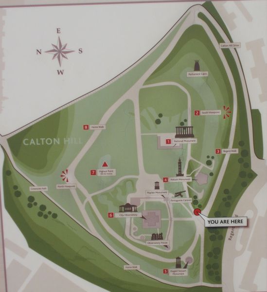 Map of Calton Hill
