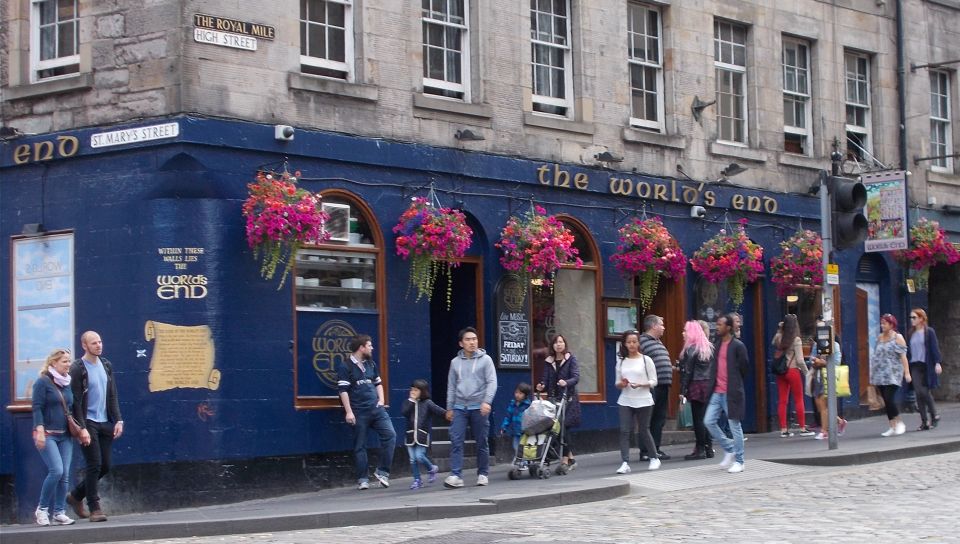 The "World's End" pub in City Centre of Edinburgh