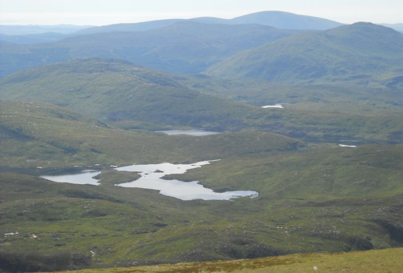 Galloway Hills and Lochs from The Merrick