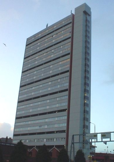 Anniesland Court - high rise tenement building