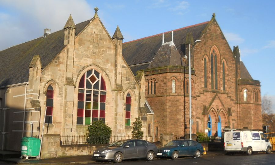 Church in Crow Road at Anniesland in West of Glasgow