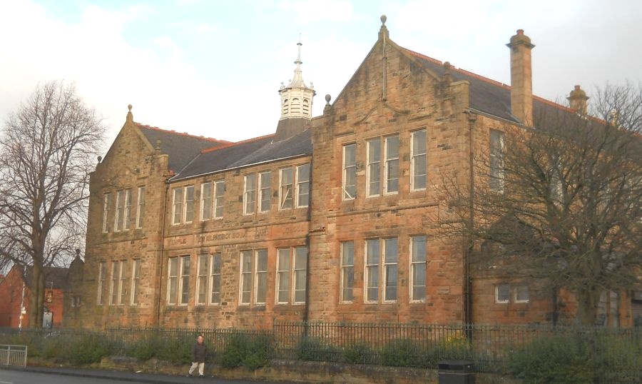 Old School Building of the New Kilpatrick School Board at Anniesland