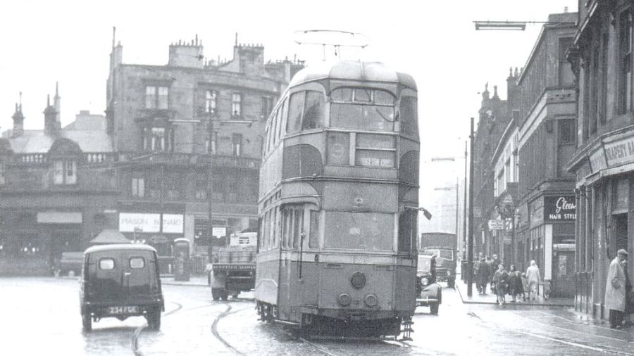 Glasgow Corporation Coronation tramcar in 1962