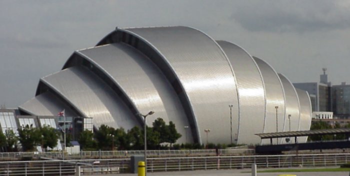 The Armadillo, SECC, Glasgow, ( Scottish Exhibition & Conference Centre ) on the River Clyde in Glasgow