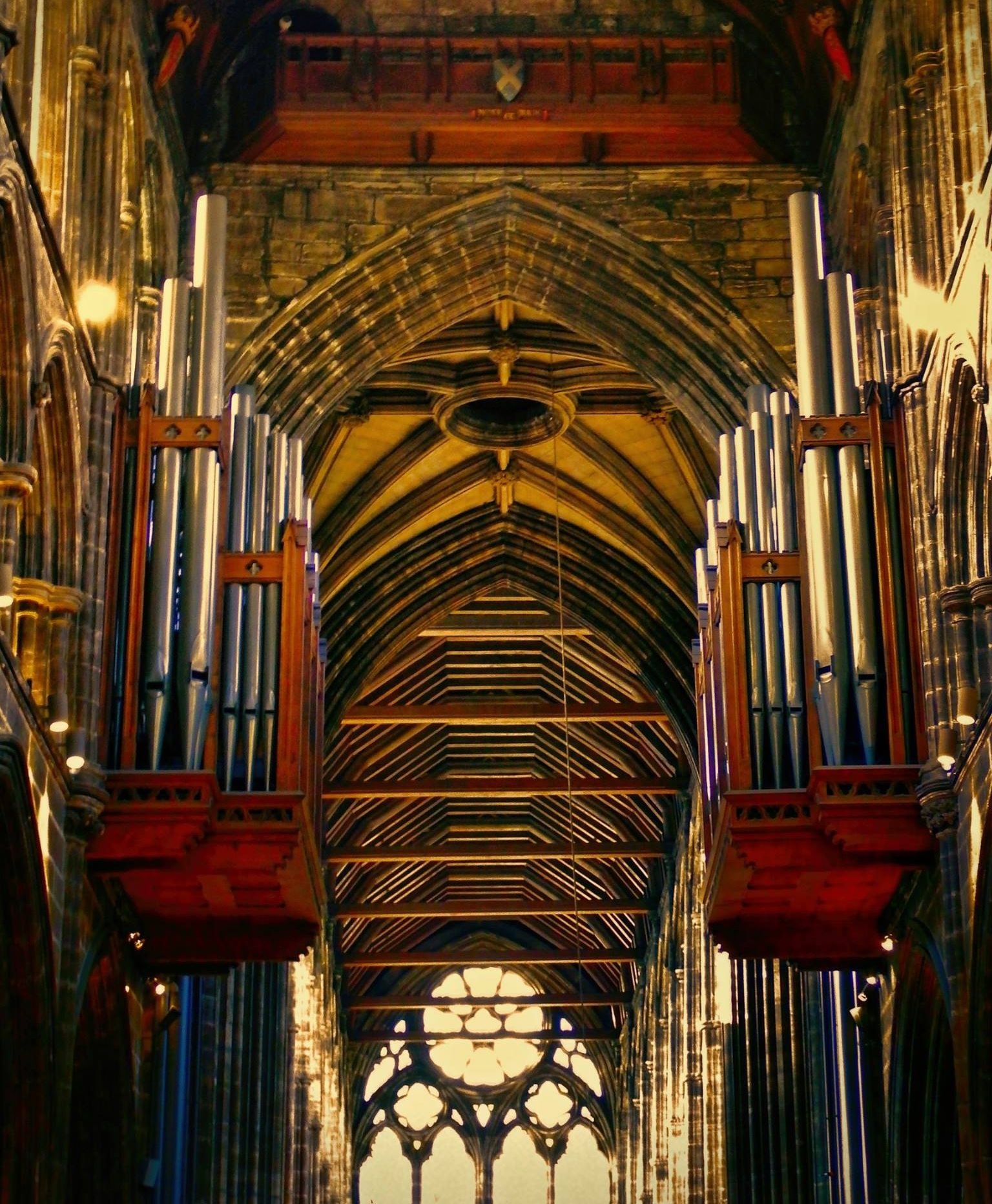 Interior of The Cathedral in Glasgow, Scotland