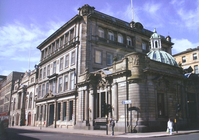 Glasgow Savings Bank Building in Ingram Street in Glasgow city centre