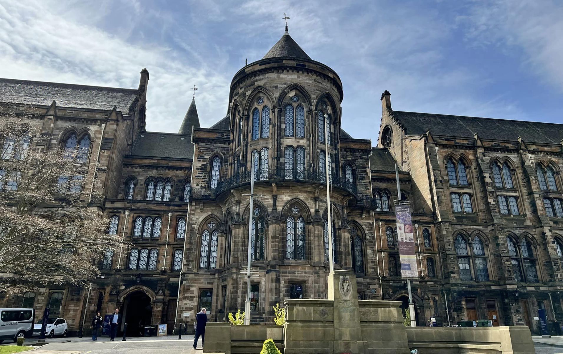 Glasgow University - Entrance Gate to Main Building