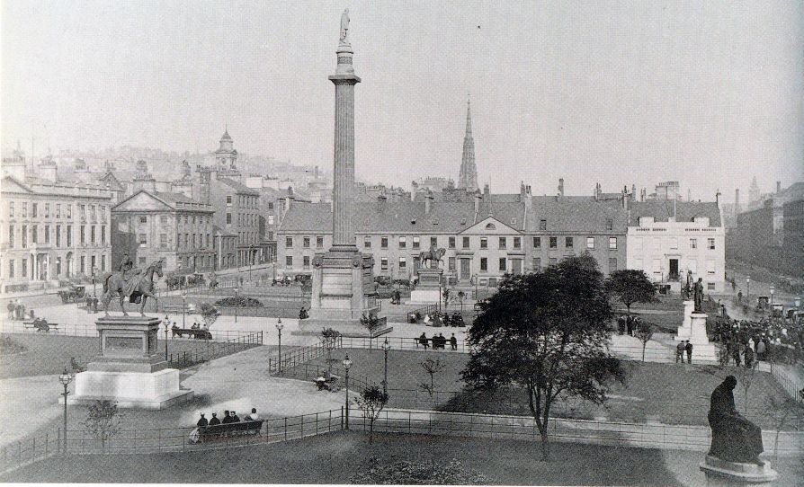 Photograph of George Square in 1868