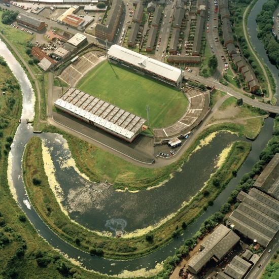 Firhill Park and the Forth & Clyde Canal