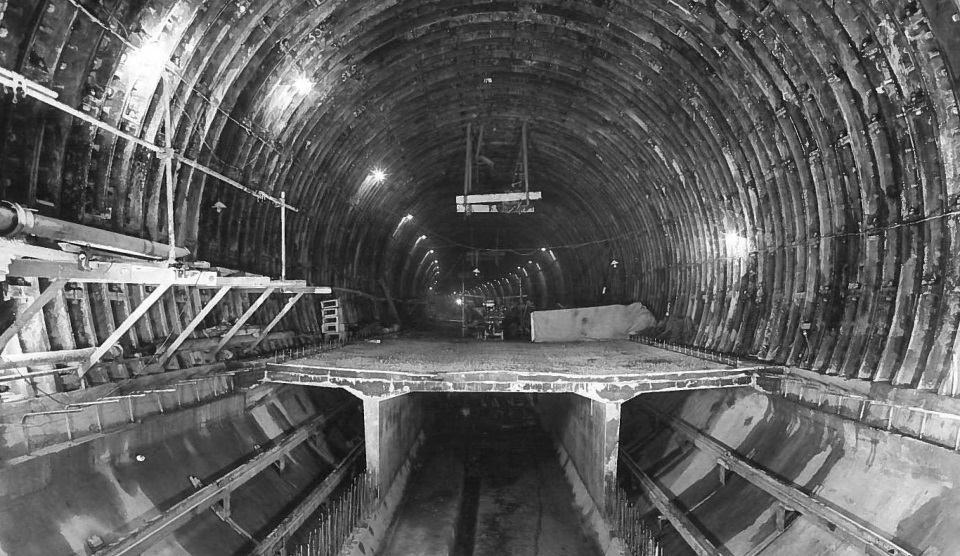 Construction of the Clyde Tunnel