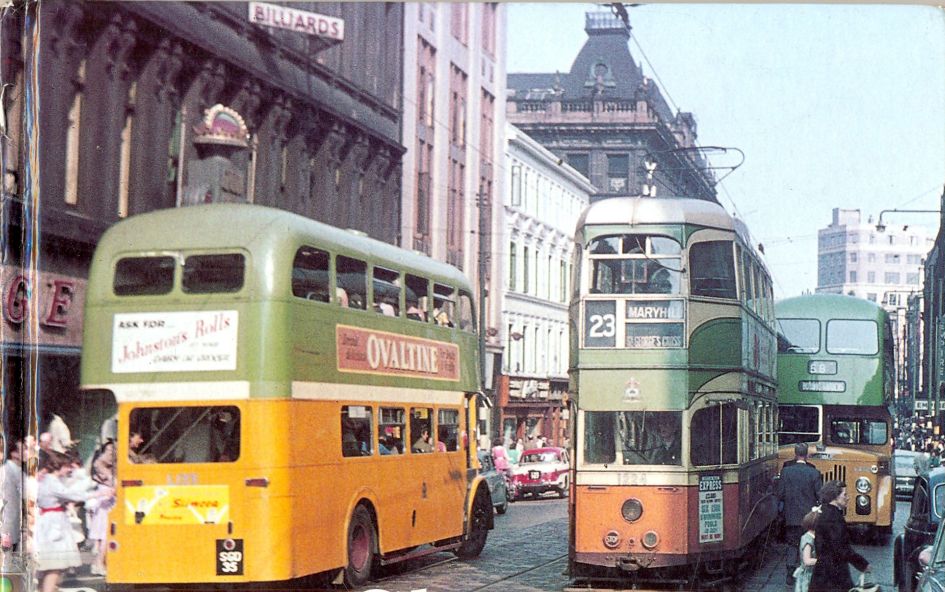Glasgow Corporation bus and tram