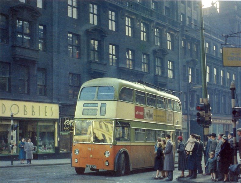 Glasgow Corporation trolleybus