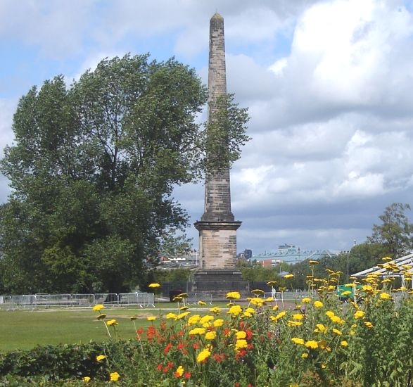 Obelisk Cenotaph in Glasgow Green