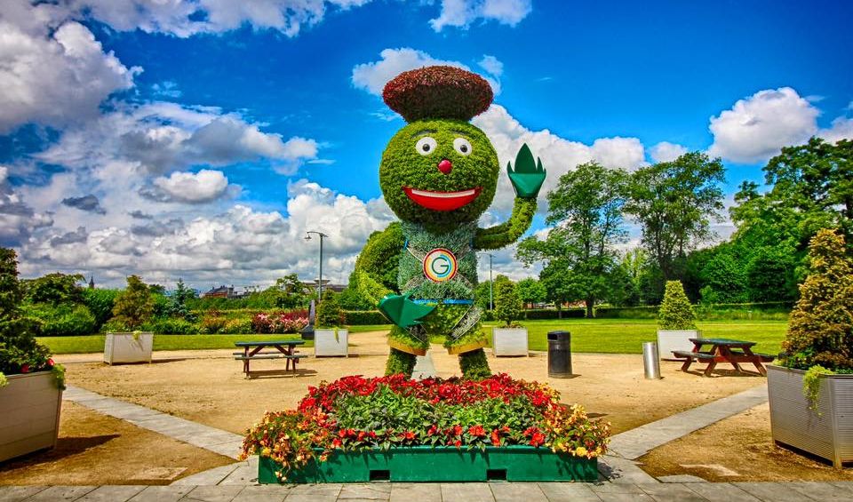 "Clyde" Mascot for the Glasgow Commonwealth Games 2014 in Glasgow Green