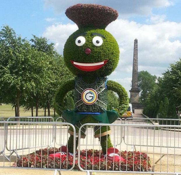 "Clyde" - Mascot for the Glasgow Commonwealth Games 2014 in Glasgow Green