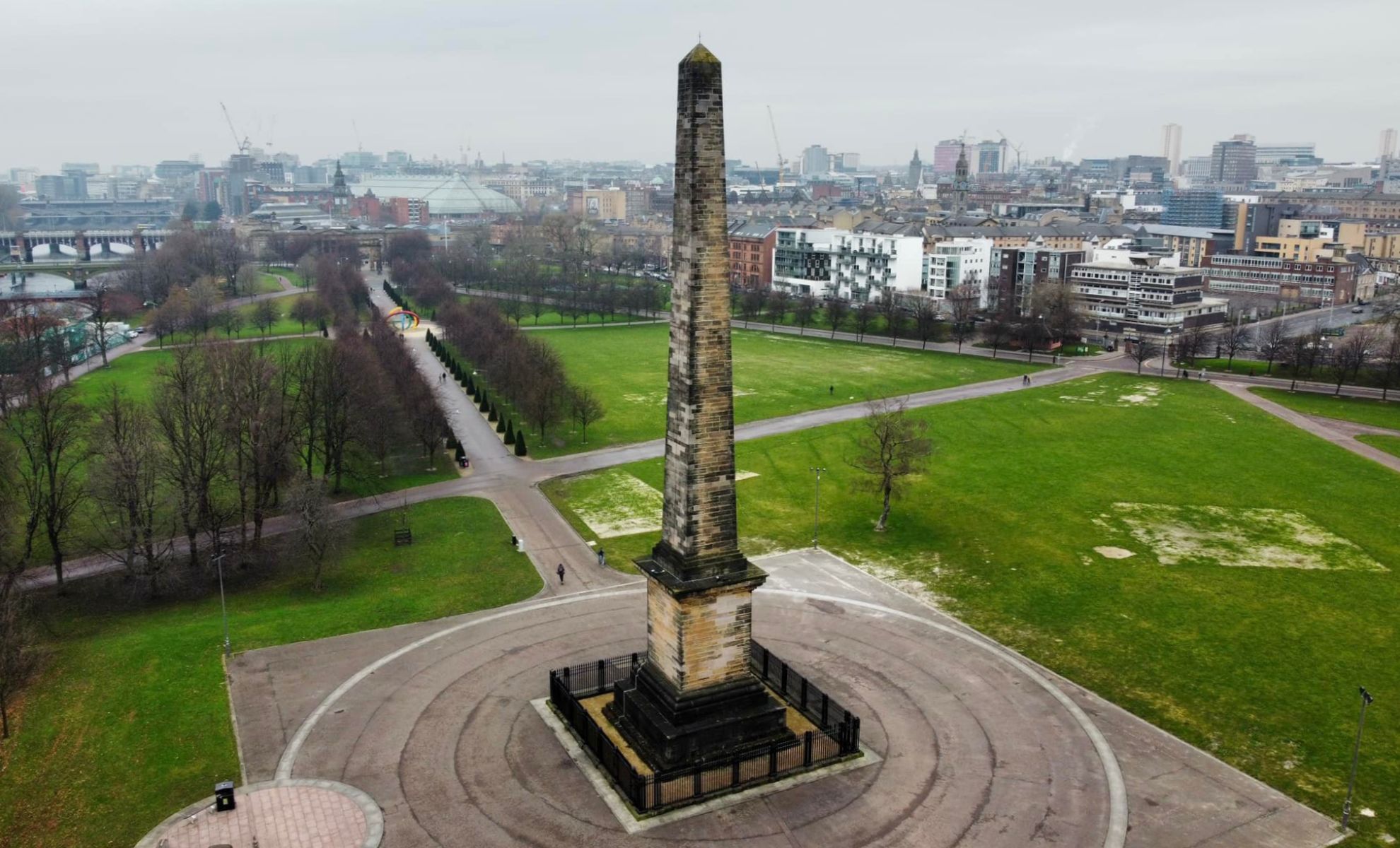 Aerial view of Obelisk