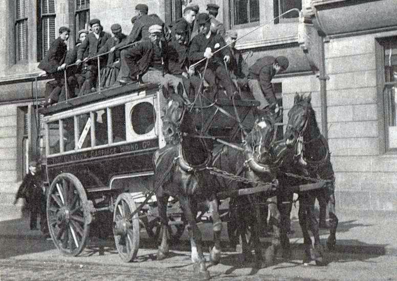 Glasgow: Then - horse bus 1890