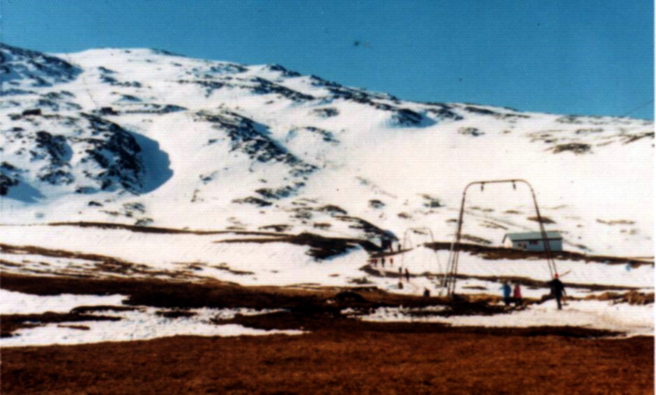 Ski Slopes on Meall a Bhuiridh in Glencoe