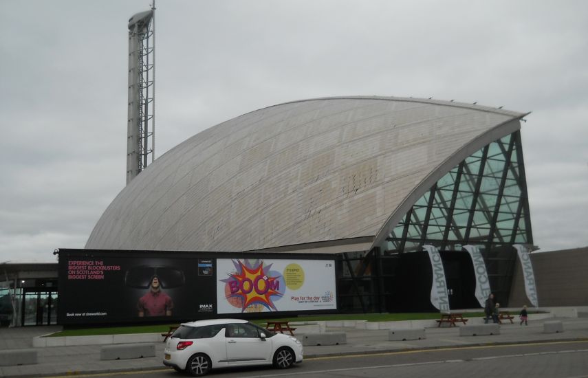 The Science Mall in the Glasgow Science Centre