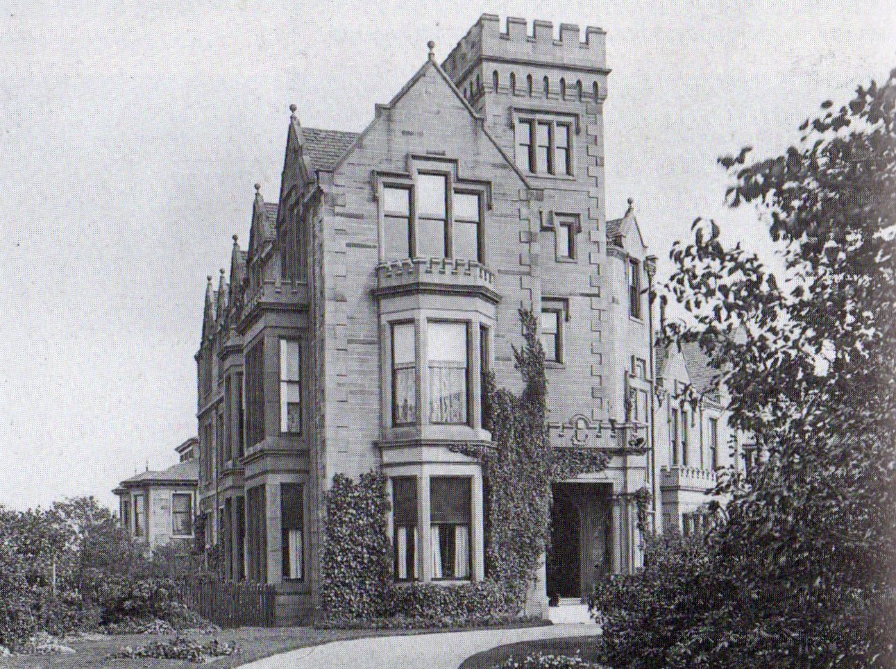 "Hayston" villa in Cleveden district of Kelvinside in Glasgow