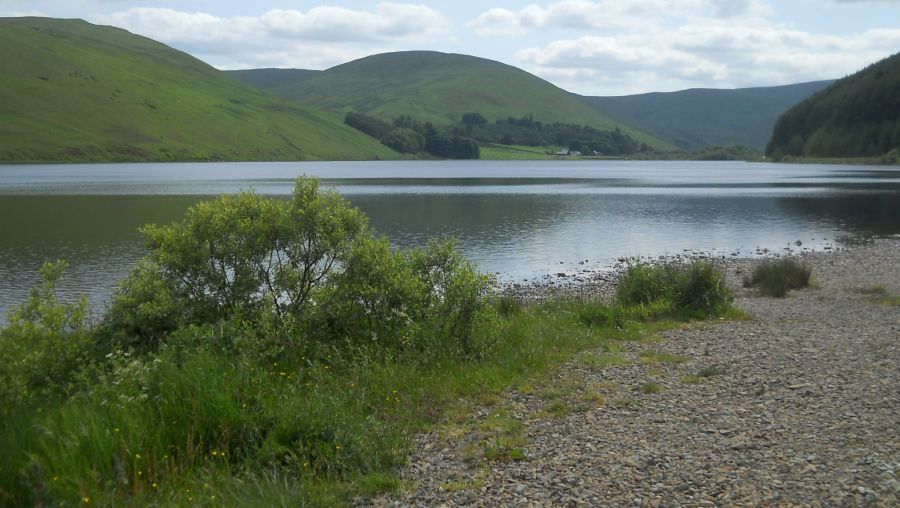 Loch of the Lowes near Moffat on the Southern Upland Way
