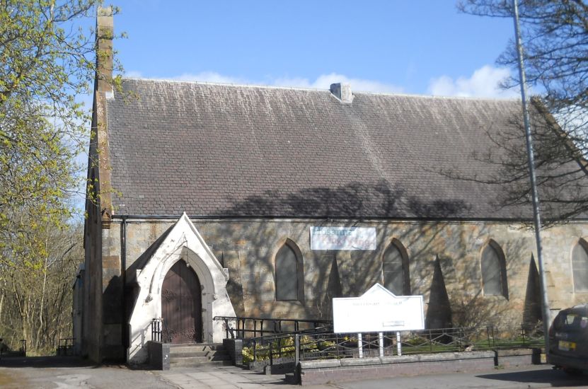 Millerston Church at Hogganfield Loch