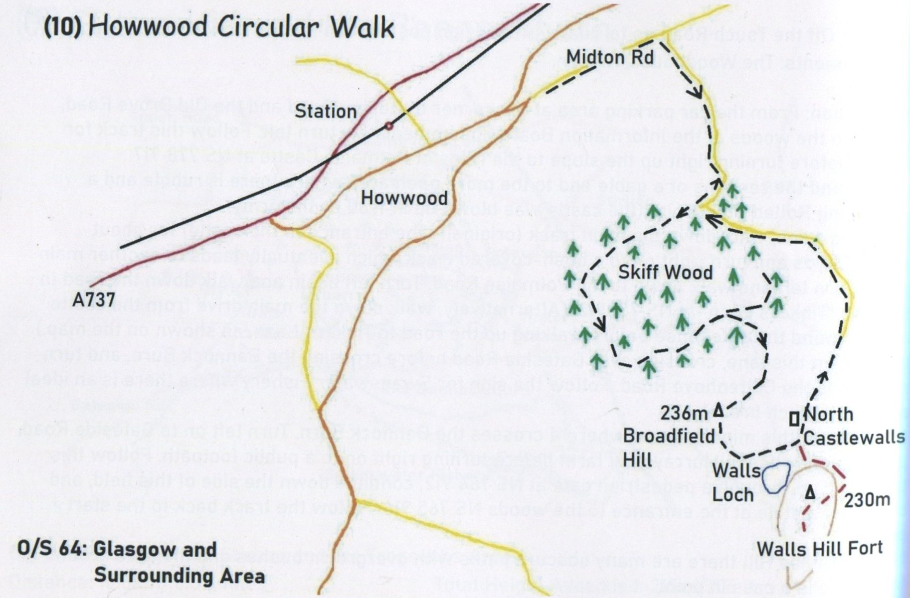 Route Map of Howwood Circuit