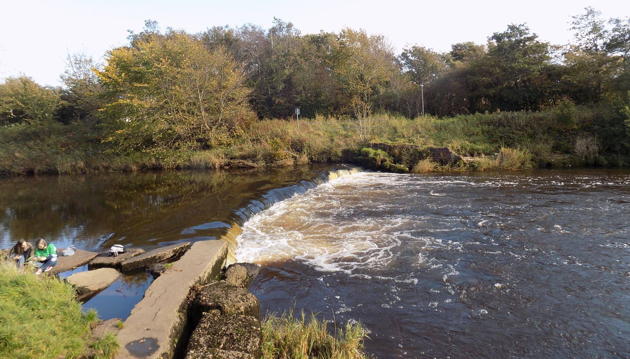 Weir on River Garnock at Kilwinning