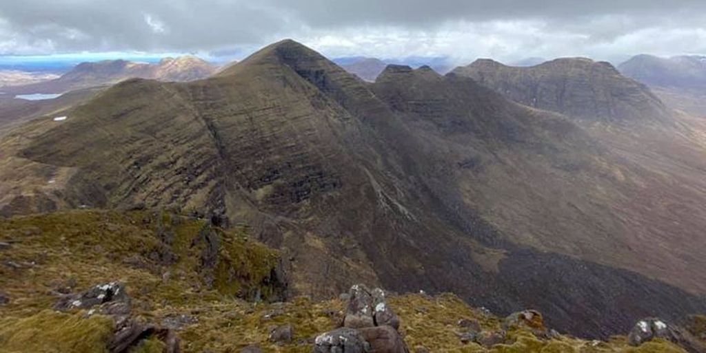 Beinn Alligin in the Torridon Region of the NW Highlands of Scotland