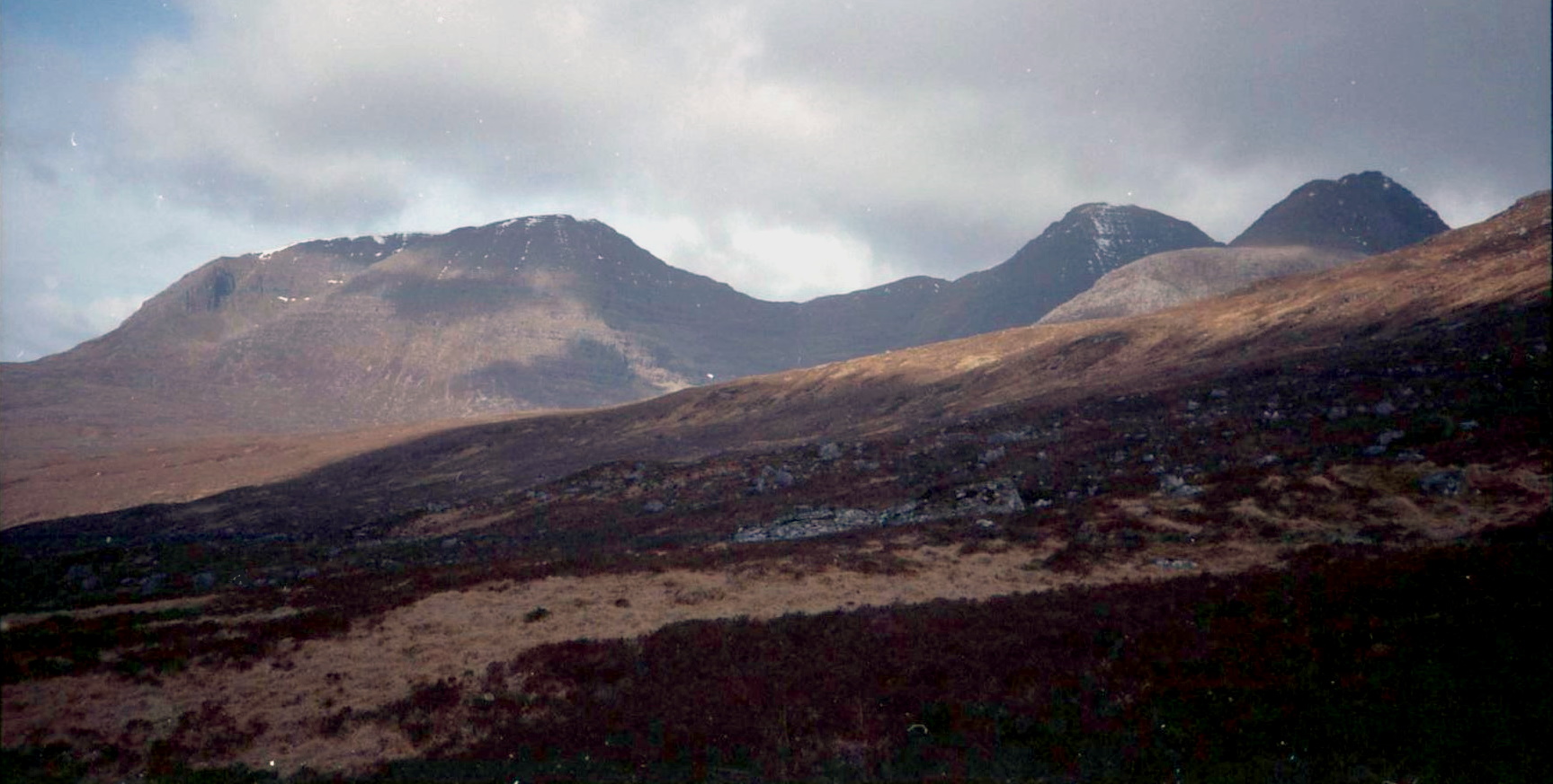 Ben Alligin from Beinn Dearg in the Torridon Region of the NW Highlands of Scotland