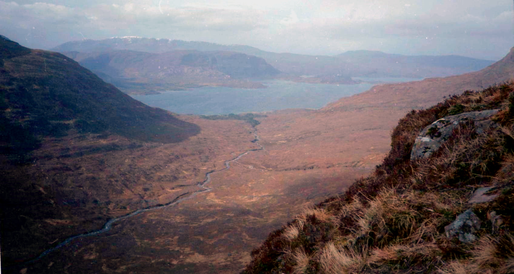 Loch Torridon on ascent of Beinn Dearg in Torridon