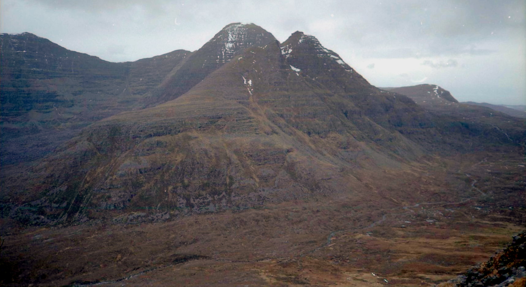 Ben Alligin from Beinn Dearg in the Torridon Region of the NW Highlands of Scotland