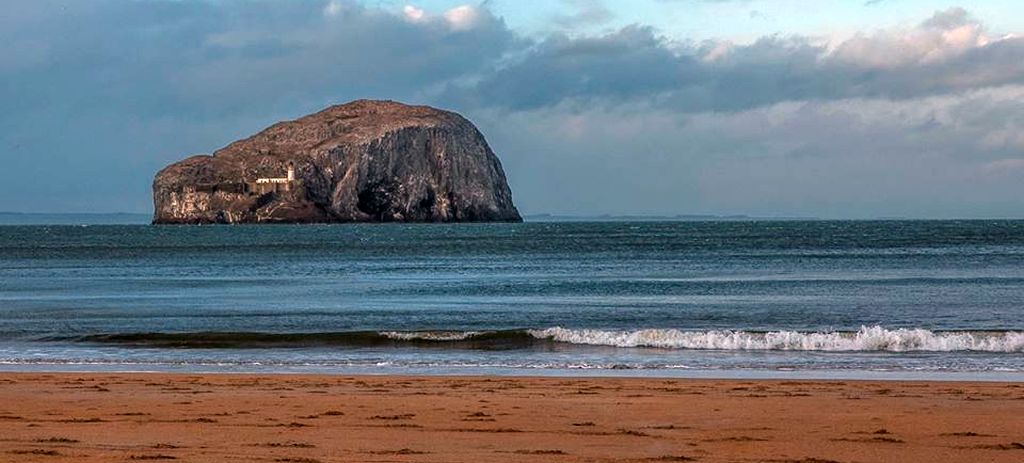 The Bass Rock in the Firth of Forth