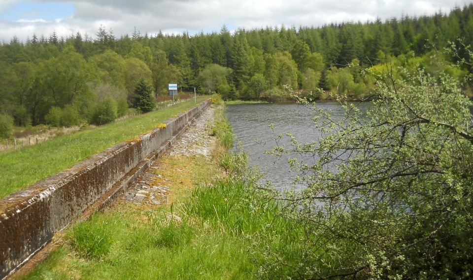 Dam at head of Loch Drunkie