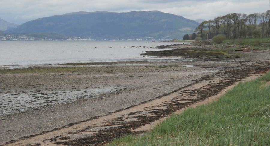 Coastal path from Lunderston Bay to Inverkip