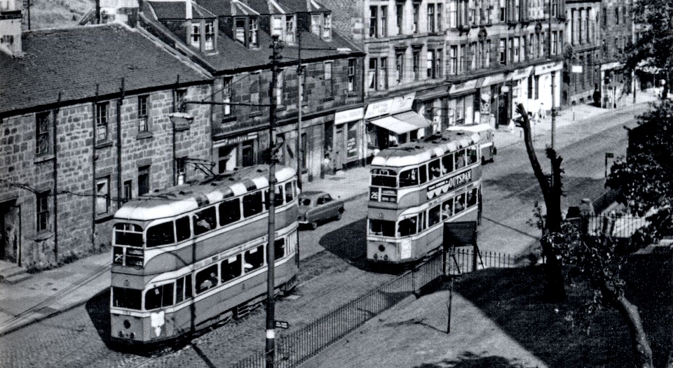 Trams in Maryhill Road