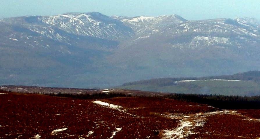 Luss Hills above Loch Lomond from Duncolm