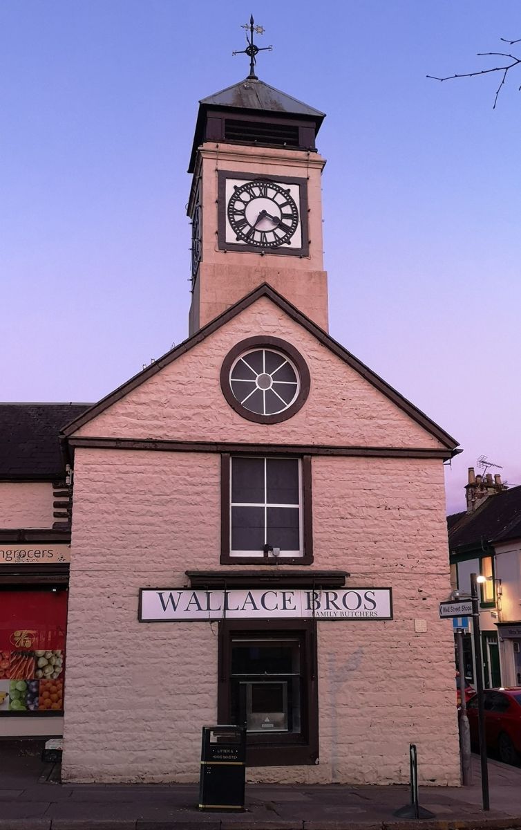 Clock Tower on the Old Jail in Moffat