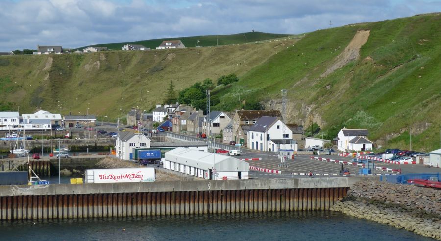 Harbour at Scrabster on the Northern Coast of Scotland