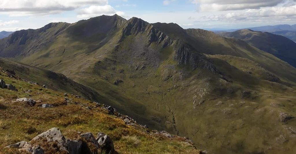 The Saddle and Forcan Ridge from Sgurr na Sgine