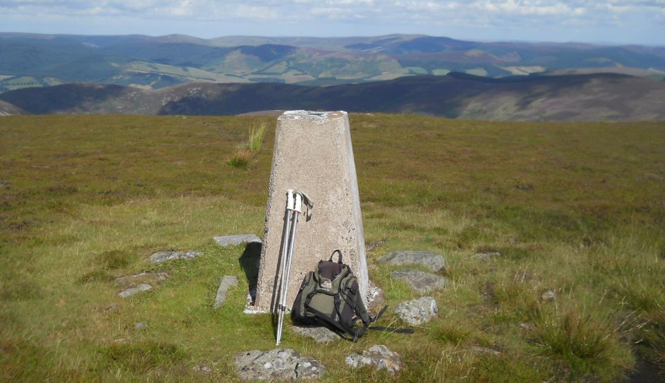 Trig Point on Hundleshope Heights